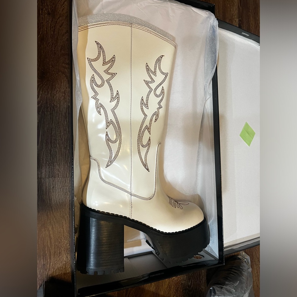 Dolls Kill Platform Cowgirl Boots